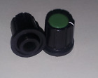 Pots control x2 knobs w15mmxh15mmxt10mm drop down 1-2mm pot hole 6mm