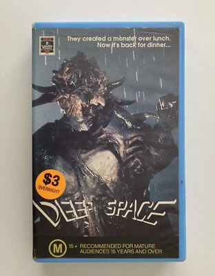 Deep Space [VHS] RCA Columbia Pictures Big Box Ex-Rental Video Tape 1988 Horror - Image 1 of 4