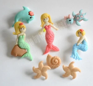 Splish Splash / Mermaid ~ Dolphin ~ Sea Turtle ~ Shells / Shank / Dress It Up - Picture 1 of 2