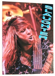 SLAUGHTER / DANA STRUM LIVE / MAGAZINE FULL PAGE PINUP POSTER CLIPPING - Picture 1 of 1