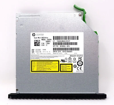HP GUD1N SUPER MULTI DVD WRITER 932498-850 849055-6C5 W/PRODESK BEZEL +TAB - NEW - Image 1 of 3