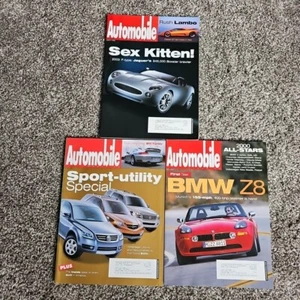 Automobile Magazine March, April & May 2000 Rush Lambo/911 Turbo/2000 All-Stars - Picture 1 of 15