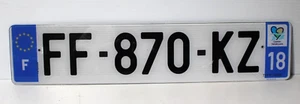 France Euro Style Acrylic Vehicle License Plate - FF - 870 - KZ -SPM - Picture 1 of 5