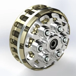 Ducati slipper clutch made in Ergal Kbike Italy with basket - Picture 1 of 3