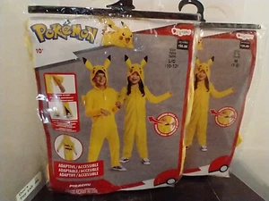 NEW / SEALED ~ Pikachu Pokemon Costume ~ Kids Sizes Large (10-12) - Picture 1 of 6