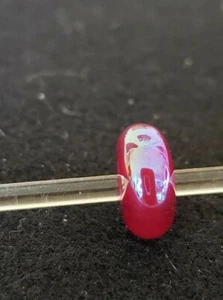 Schillernd rot Fenton Kunst Glas Schmuck Glas Perle Charm Neu BA - Bild 1 von 2