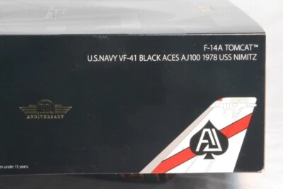 Century Wings 001620, 1/72 F-14A, US Navy, VF-41 Black Aces, AJ100, 1978 • MINT - Image 1 of 4