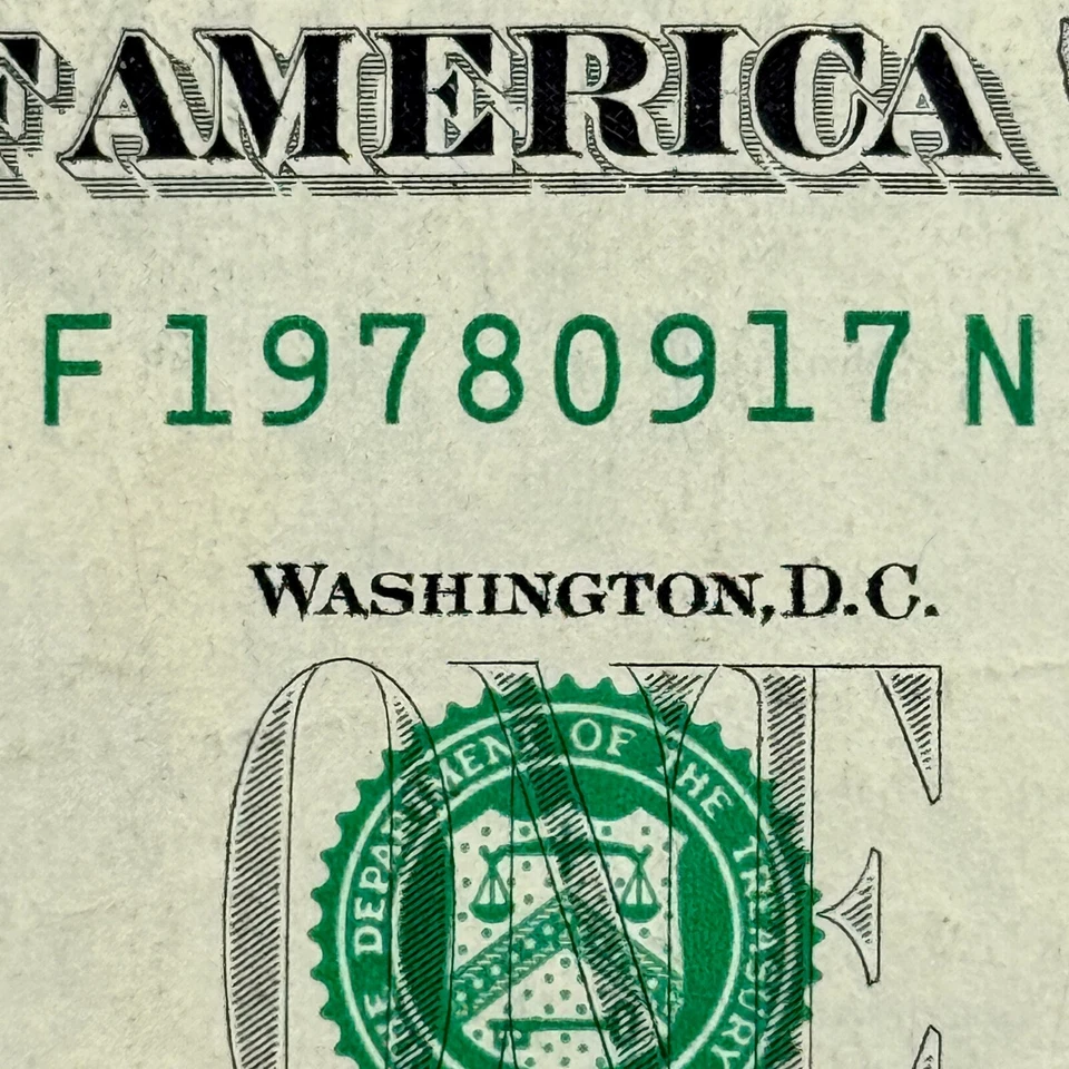 1978 September 17th Birthday Dollar 1978 Sep 17 Birthday Note Birthday Gift 1978 - Image 1 of 3