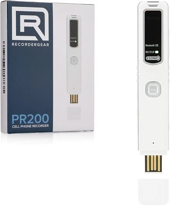 PR200 Bluetooth Cell Phone Call Recording Device, iPhone Android Mobile Recorder - Image 1 of 4