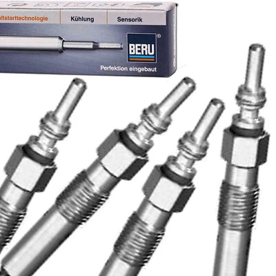 4x BERU GE119 Glühkerzen für AUDI A4 B6 VW PASSAT B5.5 1.9D-2.0D - Bild 1 von 3