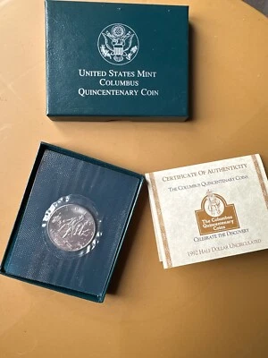 1992-D $1 Columbus Quincentenary Commemorative Half Dollar PCGS MS-70 TOP POP - Image 1 of 4