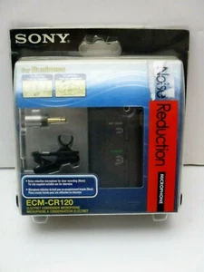 NEW SONY ECM-CR120 Electret Condenser Cable Consumer Noise Reduction Microphone - Picture 1 of 6