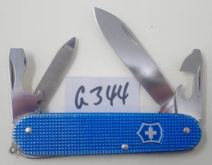 2020 Aqua Blue Victorinox Cadet Pocket Knife Swiss Army Pioneer Multi-Tool 84mm - Picture 1 of 8