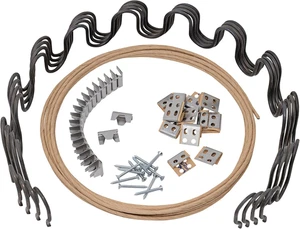 18" Couch Spring Repair Kit to Fix Sofa- Includes 4Pk of Springs, Upholstery Spr - Picture 1 of 12