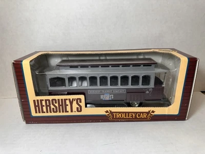Ertl Hershey’s Trolley Car Coin Bank 1:43 Diecast NUEVO Foto 1 de 4