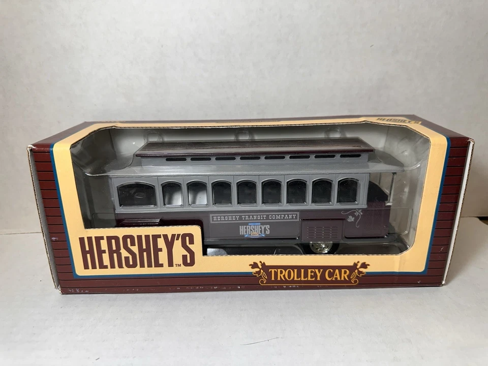 Ertl Hershey’s Trolley Car Coin Bank 1:43 Diecast NEW - Image 1 of 4