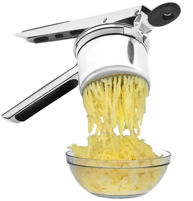 Prensa de patatas 15oz acero inox, fácil de limpiar y apta para purés y bebé Foto 1 de 4