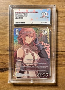 Final Fantasy TCG Opus 26 Lightning 26-130H Full Art *FOIL* - Ace Graded 10 - Picture 1 of 2
