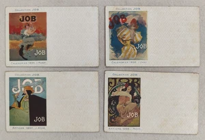 cartolina art nouveau serie job sigarette mucha meunier cheret atche '800 fp - Picture 1 of 11