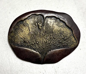 Broche/Pin Hoja Ginkgo 2 x 2.5" - Imagen 1 de 3