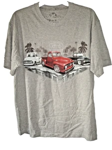 Men's T- Shirt Size  Large  FORD Trucks Gray NEW - Picture 1 of 2