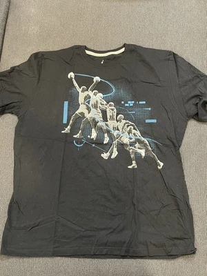 Camiseta Michael Jordan High Flying Death Defying 360 Slam Dunk Talla XL Foto 1 de 3