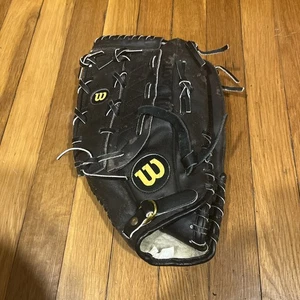 Wilson Elite Series A1660 Elite4 Black Staff Leather 14 Inch Baseball Glove RHT - Picture 1 of 11