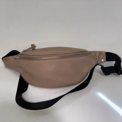 Riñonera TREASURE BOND Bolso Cintura Cuero Guijarro Rosa Envejecido-NUEVA sin etiqueta Foto 1 de 4