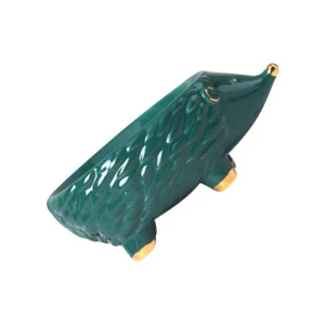 Ceramic Hedgehog Figurine Bathroom Soap Holder Kitchen Soap Holder - Picture 1 of 12