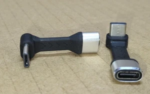 1 New Type-C Male to Female U-Shaped Flexible Adapter Cable Elbow 90/180 Degree - Zdjęcie 1 z 2