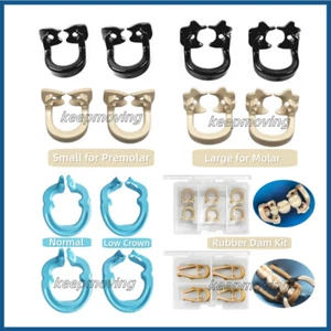 4 piezas abrazaderas de goma dental abrazadera suave resina anillo abrazadera universal clips de barrera - Imagen 1 de 56