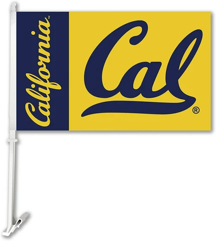 CAL  California Golden Bears Car Flag Ship Now Best Quality 2 sided Man Cave L4 Cover