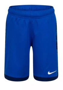NWT NIKE DRI-FIT ROYAL BLUE TROPHY SHORTS BOYS SIZE XS (4) ~ FITS 3-4 YEARS - Picture 1 of 12
