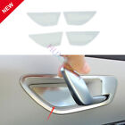 Fit For Hyundai Tucson 21-2023 Silver Titanium Inner Door Bowl Sticker Trim 4Pcs