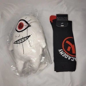 Naruto Boruto Bundle Sharingan Spying Creature and Ninja Academy Crew Socks - Picture 1 of 6