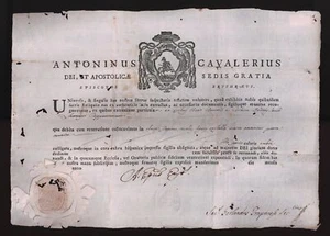 AUTHENTIC DOCUMENT RELIC S.BERNARDI A CORLEONE - Picture 1 of 1