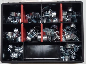 MICRO Schlauchklemmen Spannbackenschellen Schlauchschellen SET 6-18 mm 110-tlg - Bild 1 von 1