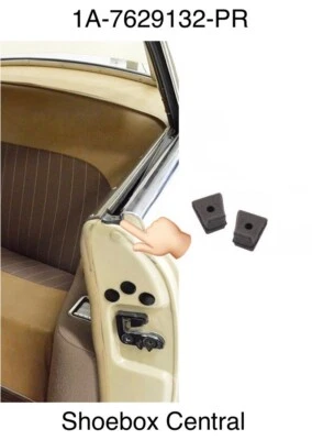 Ford Victoria 1951 convertible cuarto delantero inferior ventana almohadilla de goma tope Foto 1 de 2