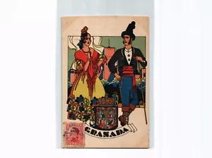 Spagna Vecchia cartolina d'epoca Granada (1409) - Foto 1 di 2