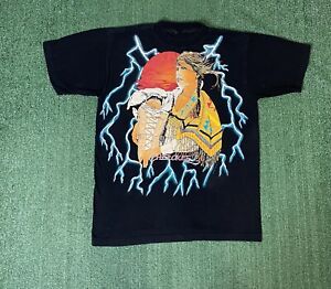 Vintage American Thunder USA Native American Lightning Shirt Size L Tribe