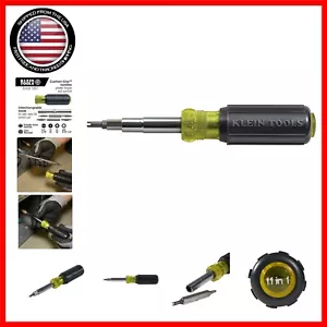 Professional 11-in-1 Nut Driver & Screwdriver with Schrader Bits - Chrome Plated - Picture 1 of 10