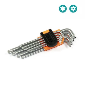 TACTIX Winkelschlüssel Stiftschlüssel Torx TR Schlüssel Satz 9 tlg. T 10-50 - Bild 1 von 2