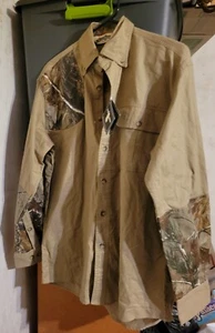Bob Allen Jagd Schießhemd Herren Größe M Langarm Khaki Camouflage Neu mit Etikett - Bild 1 von 6