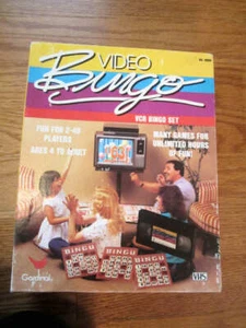Vintage Cardinal Video Bingo VCR Set 1986 Coleccionable - Imagen 1 de 2