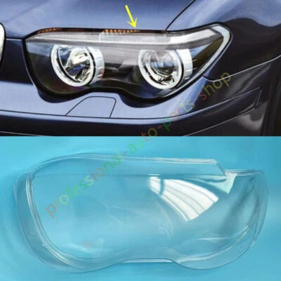Cubierta de lente transparente + pegamento para faros laterales izquierdo bmw serie 7 e65 1999-2004 Foto 1 de 4