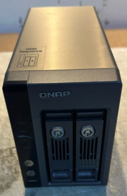 QNAP TS-219P 2 BAY NAS Server W/Power Cable Included - Image 1 of 4