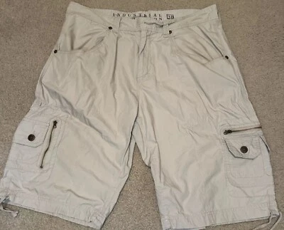 Pantalones Cortos Patinadores Ligeros Y2K Caqui Industrial Revolution Para Hombres 38 Cargo Foto 1 de 4