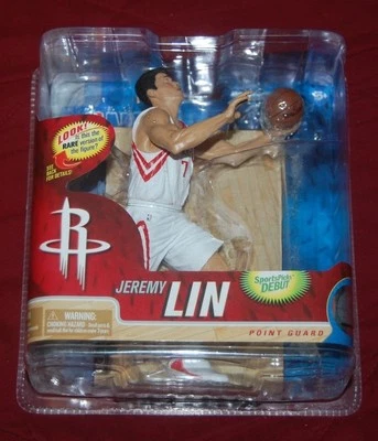 HOUSTON ROCKETS JEREMY LIN NBA BASKETBALL SERIES 21 ACTION FIGURE  - Image 1 of 2