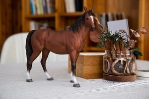 Horse Statue Decor Standing Garden Statue Garden Home Tabletop Decor - Picture 1 of 6