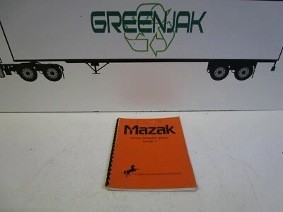 MAZAK MR-S SERVICE ENGINEERS MANUAL - USED - FREE SHIPPING - Image 1 of 4